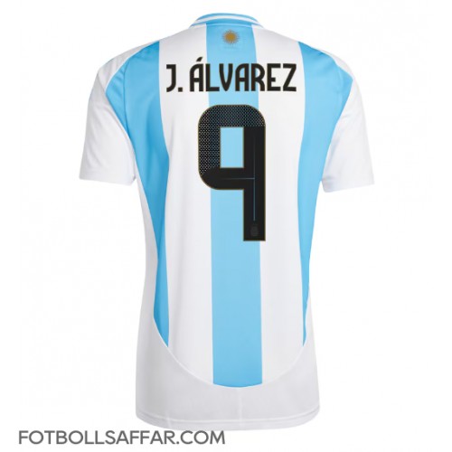 Argentina Julian Alvarez #9 Hemmatröja Copa America 2024 Kortärmad